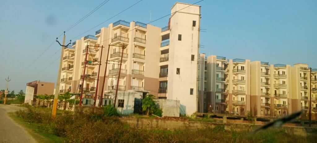 2BHK Flats Tower  View from Road